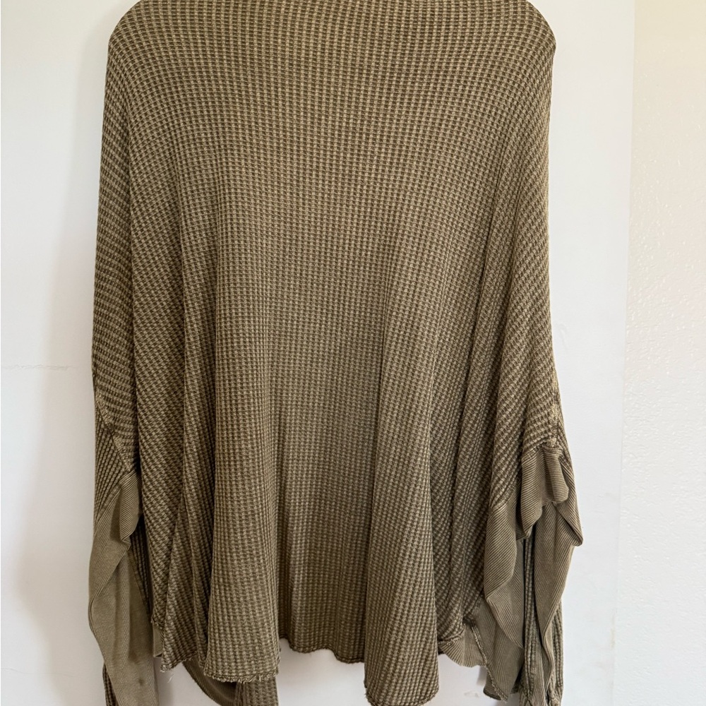 Free People Green Shacket